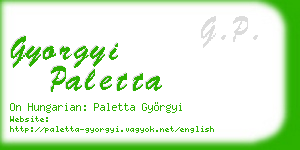 gyorgyi paletta business card